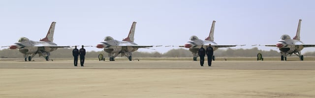 US Airforce F16 Aeroplanes